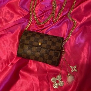 **SALE** Louis Vuitton Crossbody, Damier WOC **PRICE FIRM**